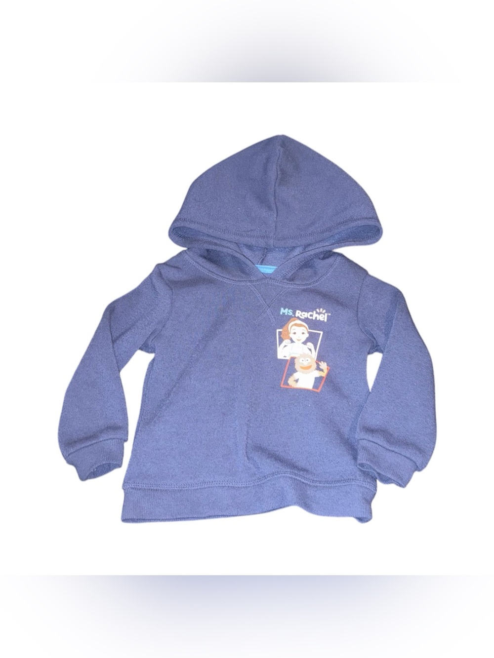 Rachel Kids Navy Hoodie Sweatshirt with Character Graphic
